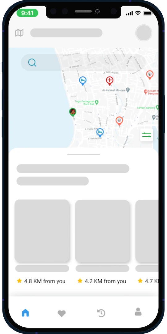 Find Distances between Two Locations