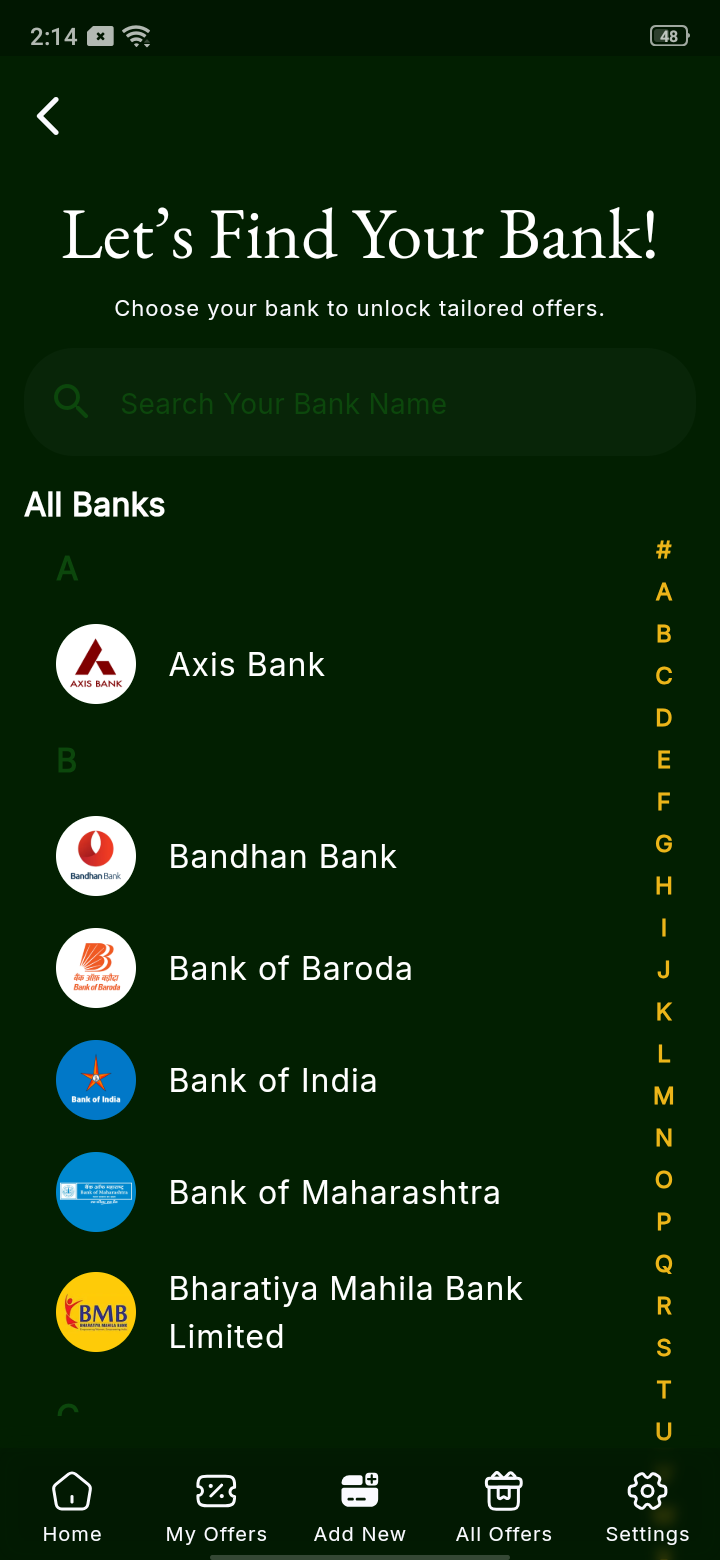 Aaywaa - Add New Card - 1