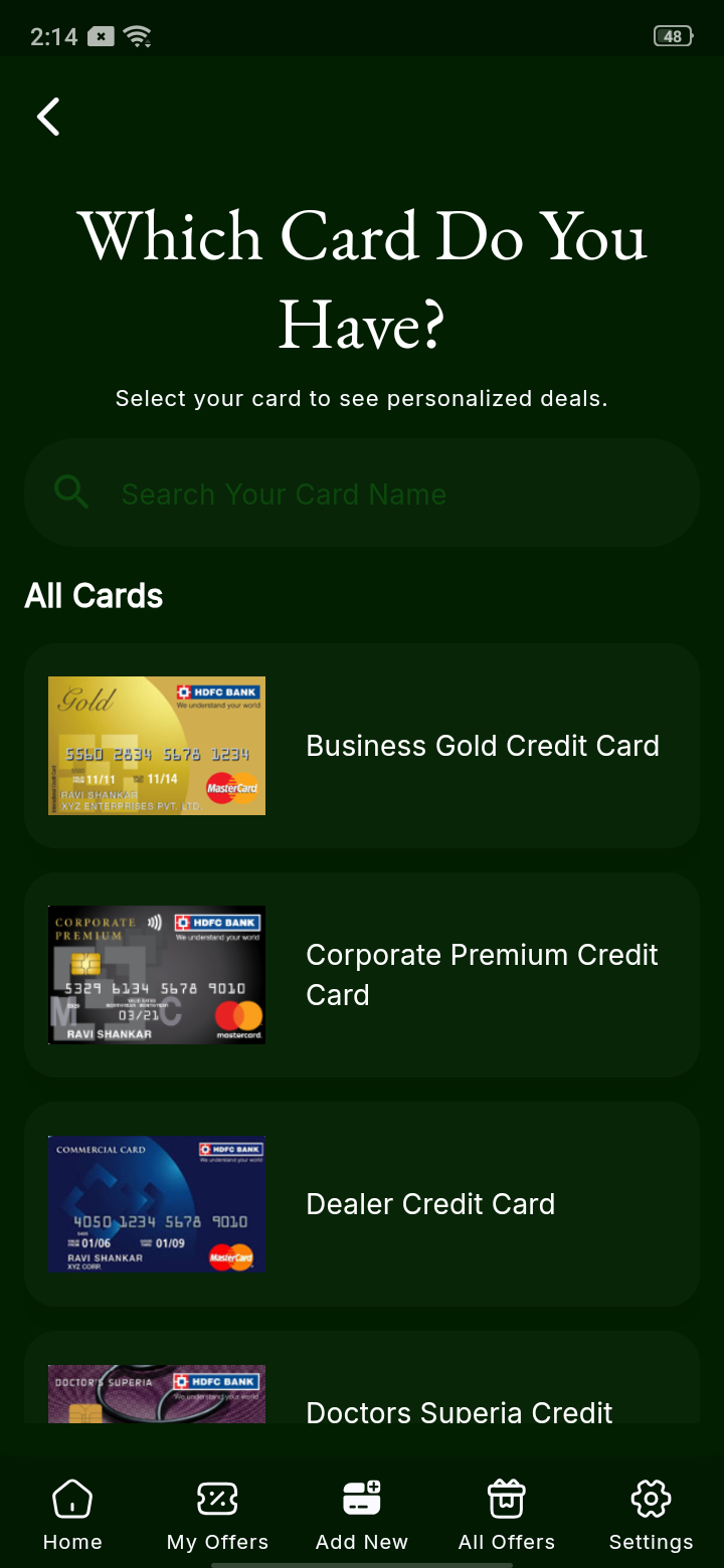 Aaywaa - Add New Card - 3