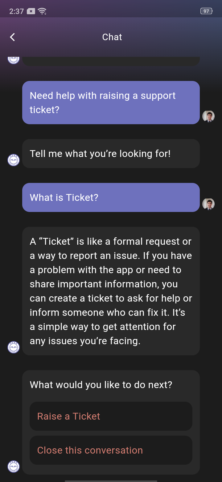 SEBA Teacher App - Chatbot - 11