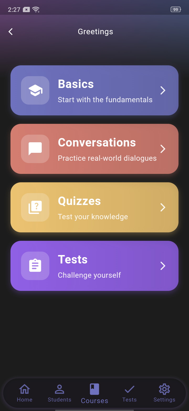 SEBA Teacher App - Course - 1