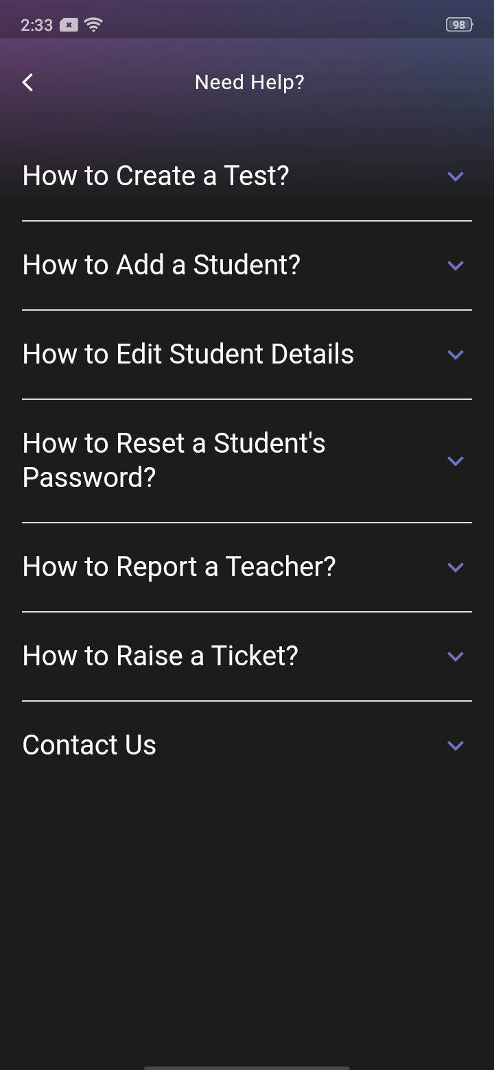 SEBA Teacher App - Need Help - 0