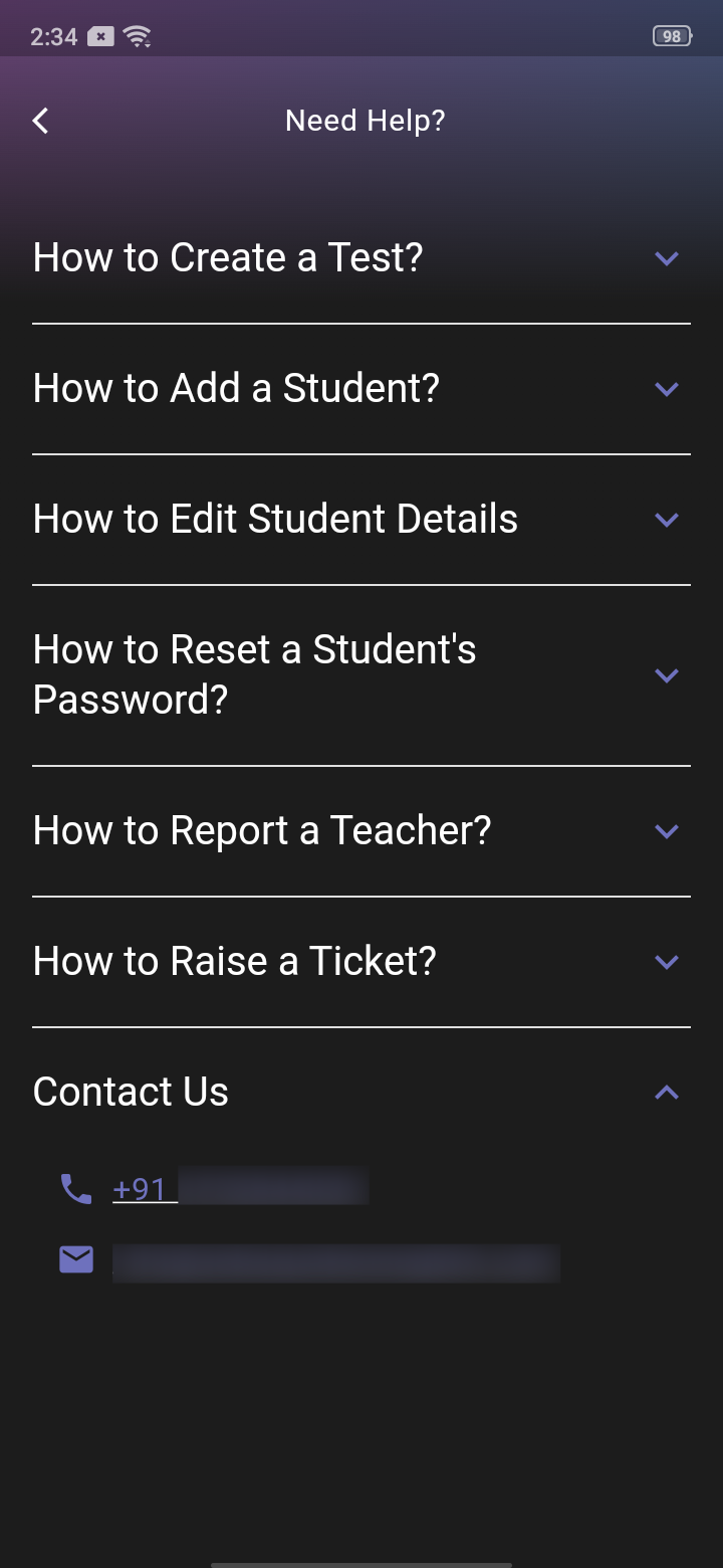 SEBA Teacher App - Need Help - 7