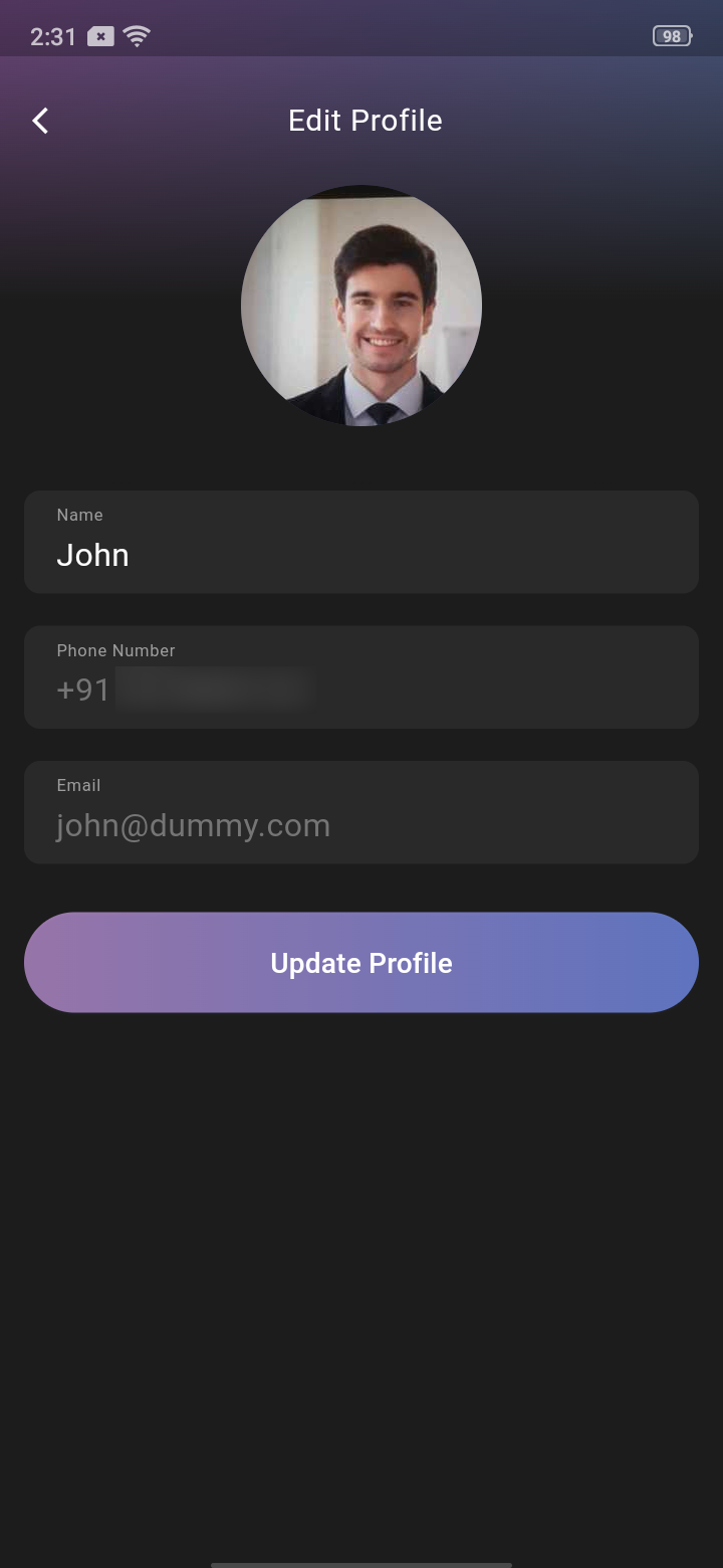 SEBA Teacher App - Settings - 2