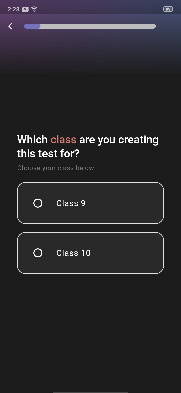 SEBA Teacher App - Tests - 1