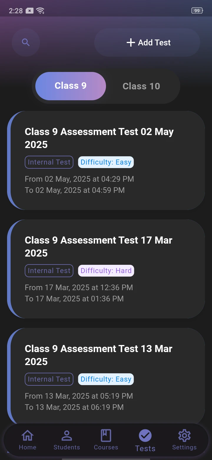 SEBA Teacher App