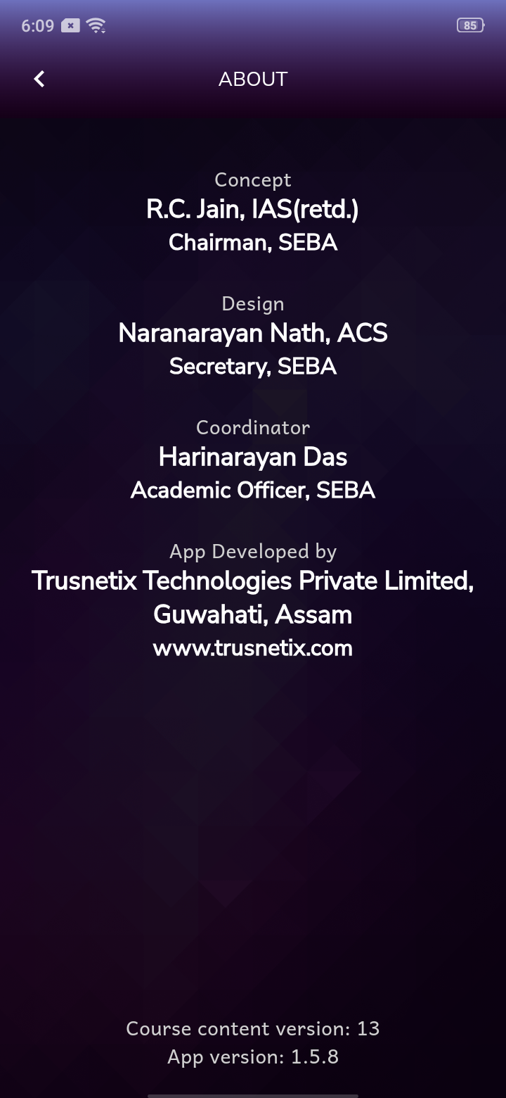 The Learning App by ASSEB - Settings - 7