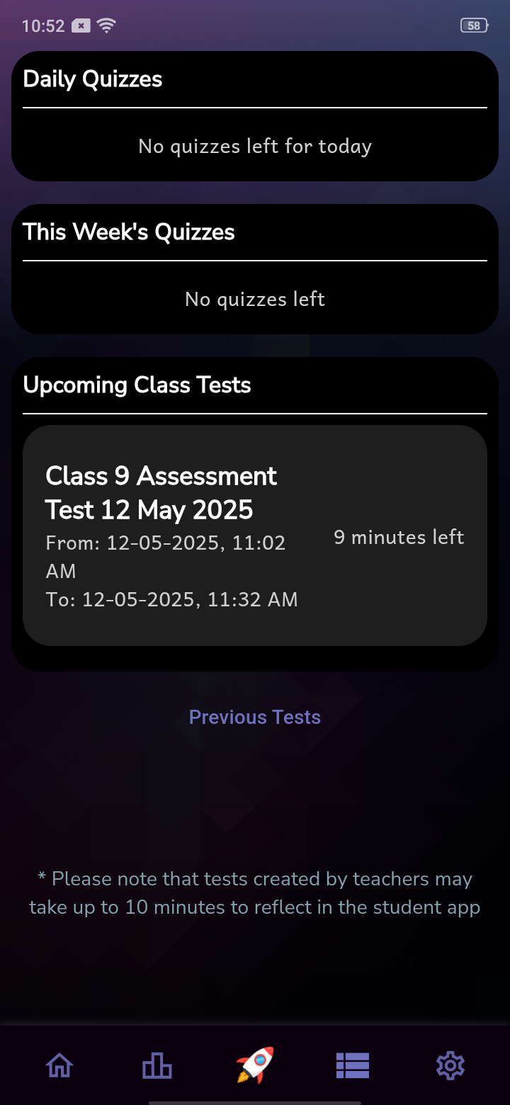 The Learning App by ASSEB - Tests - 2