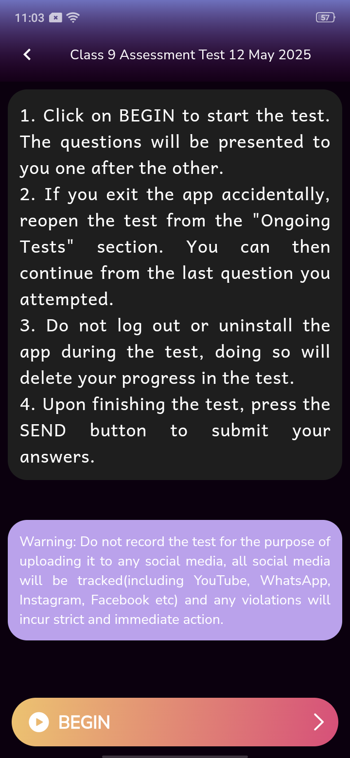 The Learning App by ASSEB - Tests - 4